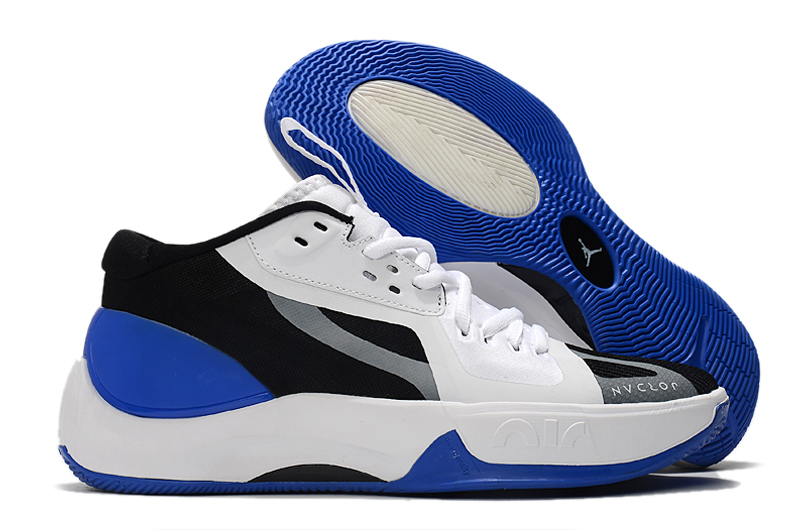 New Jordan Separate PF White Black Blue Shoes
